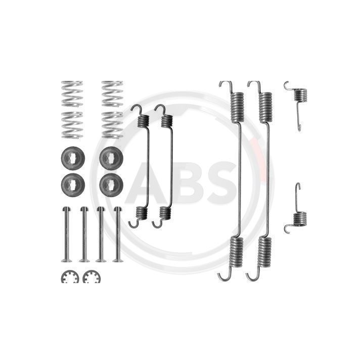 Priedų komplektas, stabdžių trinkelės A.B.S. 0740Q