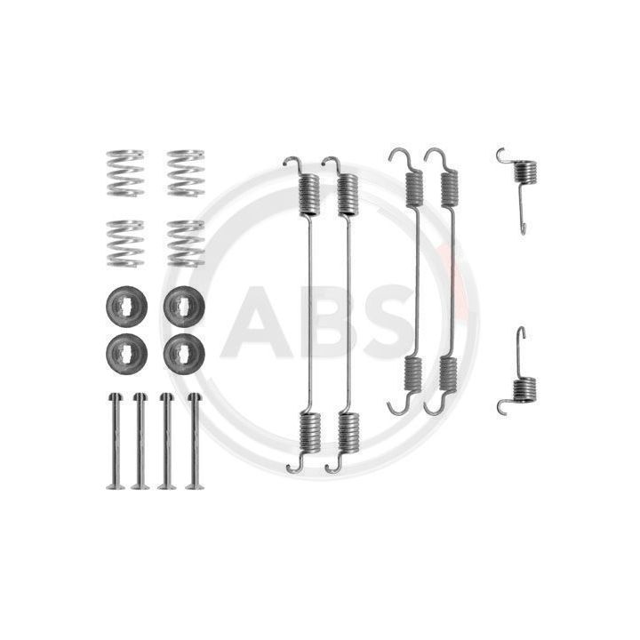 Priedų komplektas, stabdžių trinkelės A.B.S. 0750Q