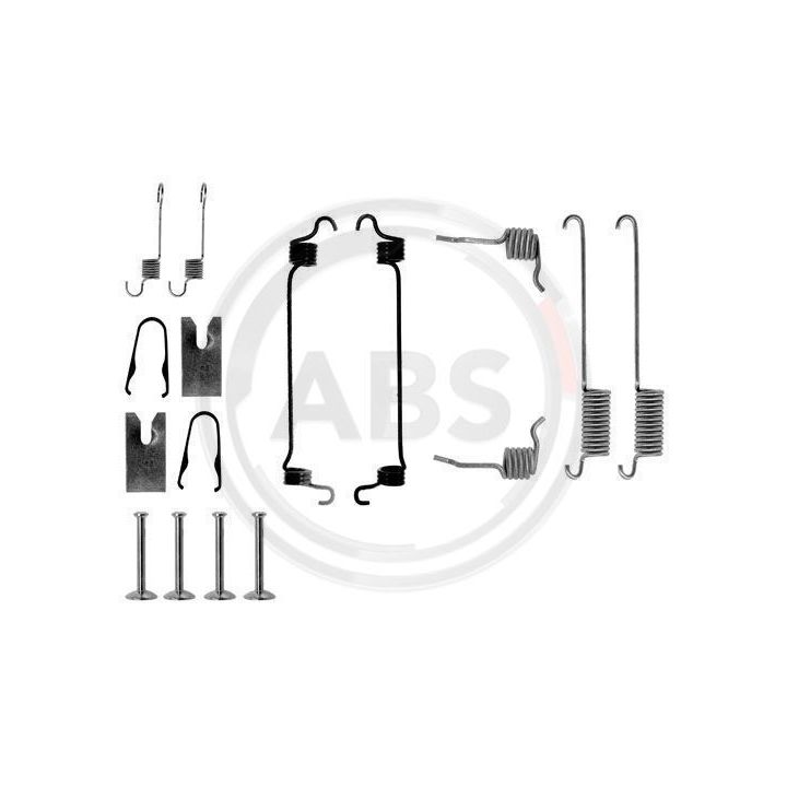 Priedų komplektas, stabdžių trinkelės A.B.S. 0751Q
