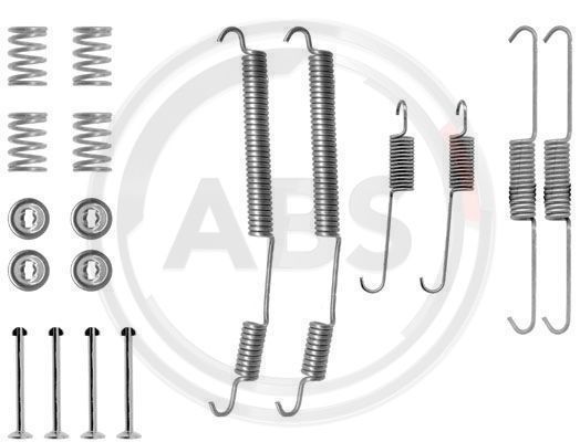 Priedų komplektas, stabdžių trinkelės A.B.S. 0753Q