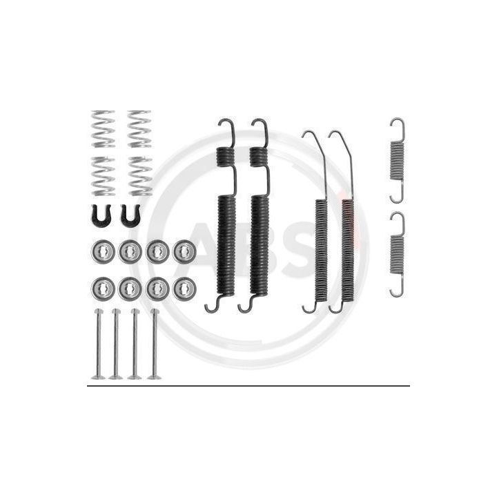 Priedų komplektas, stabdžių trinkelės A.B.S. 0759Q