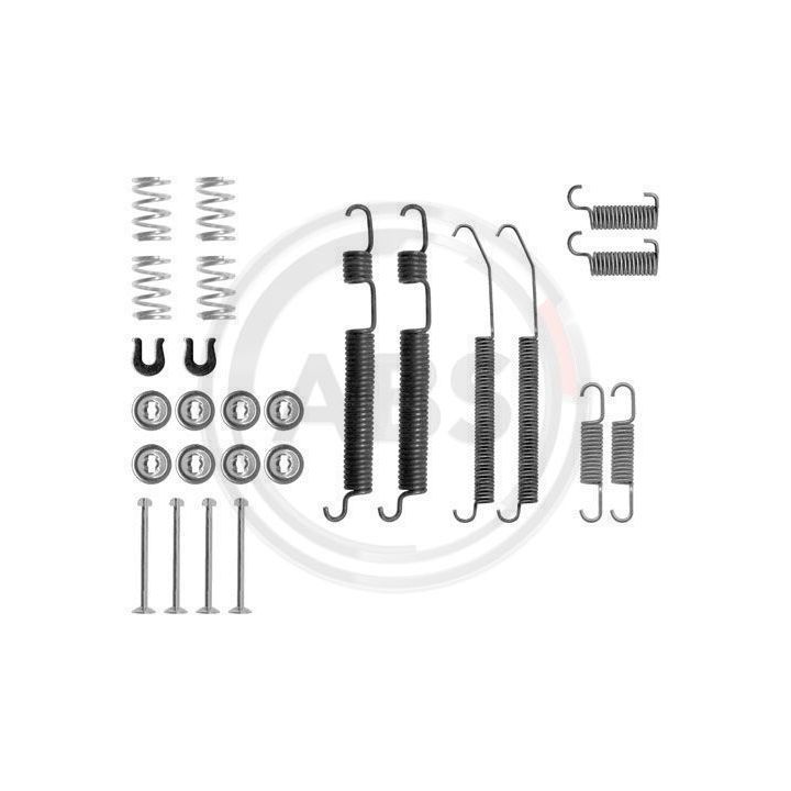 Priedų komplektas, stabdžių trinkelės A.B.S. 0762Q