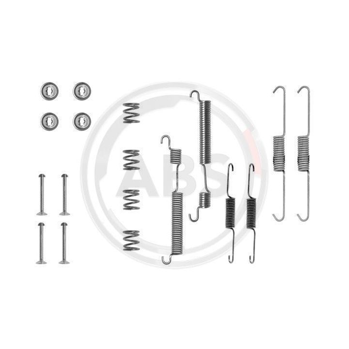 Priedų komplektas, stabdžių trinkelės A.B.S. 0770Q