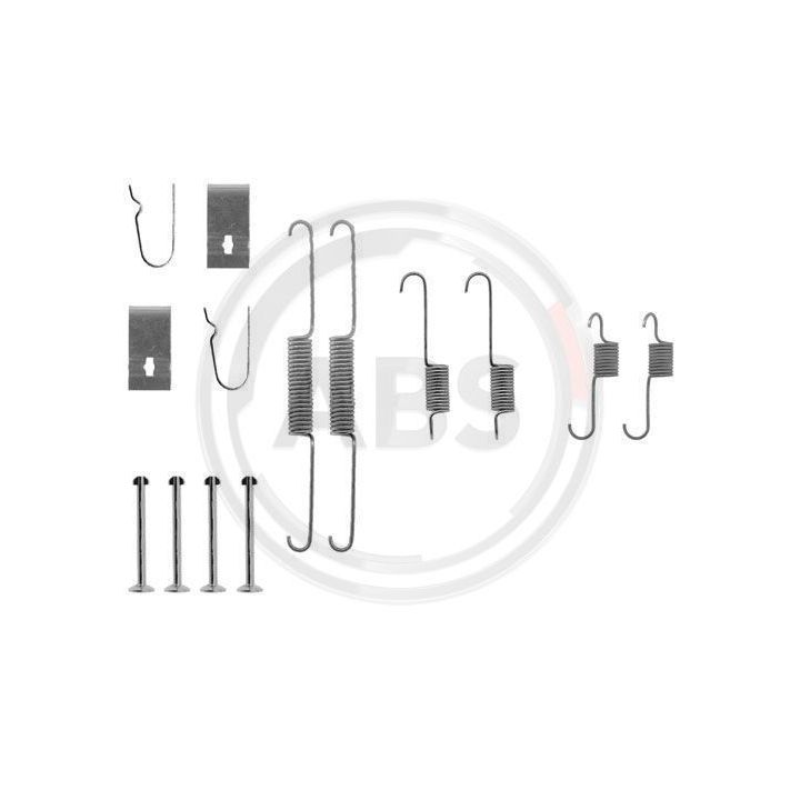 Priedų komplektas, stabdžių trinkelės A.B.S. 0782Q