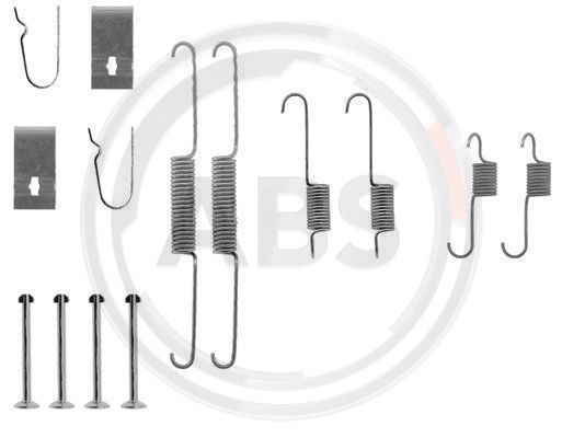 Priedų komplektas, stabdžių trinkelės A.B.S. 0782Q