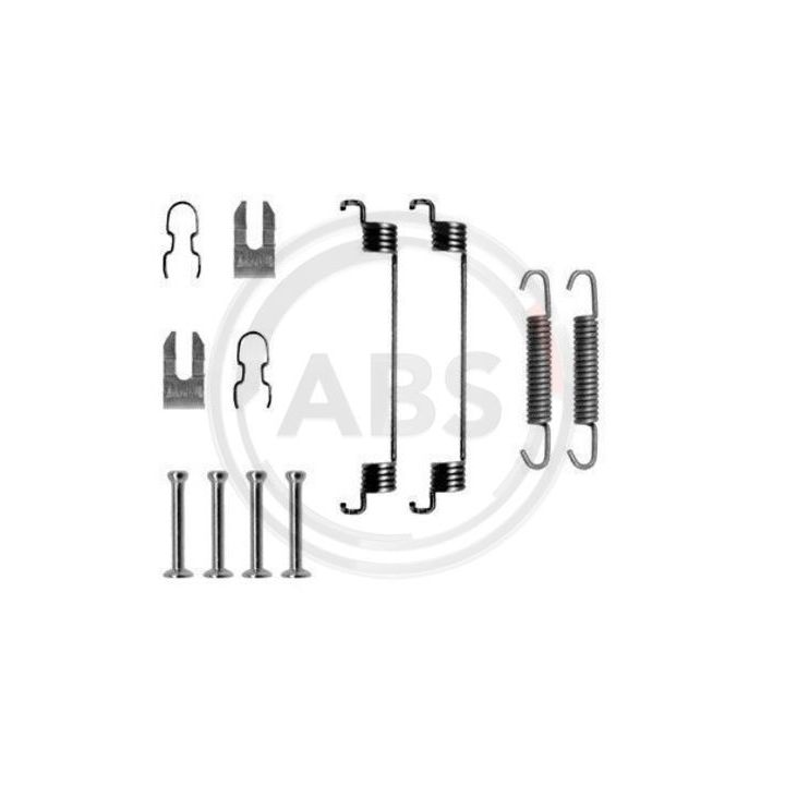 Priedų komplektas, stabdžių trinkelės A.B.S. 0783Q