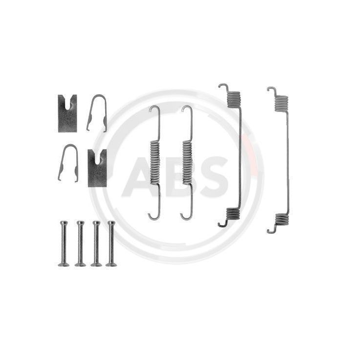 Priedų komplektas, stabdžių trinkelės A.B.S. 0789Q