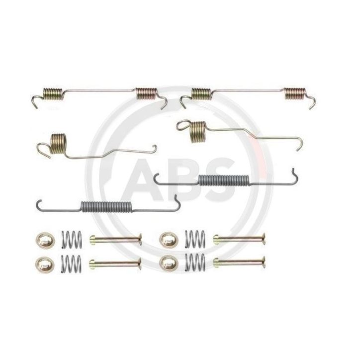 Priedų komplektas, stabdžių trinkelės A.B.S. 0804Q