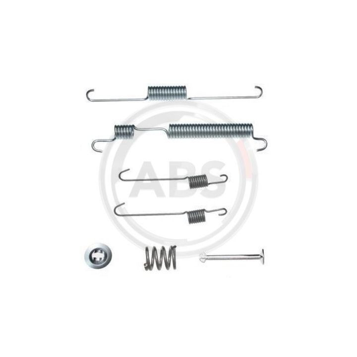 Priedų komplektas, stabdžių trinkelės A.B.S. 0822Q