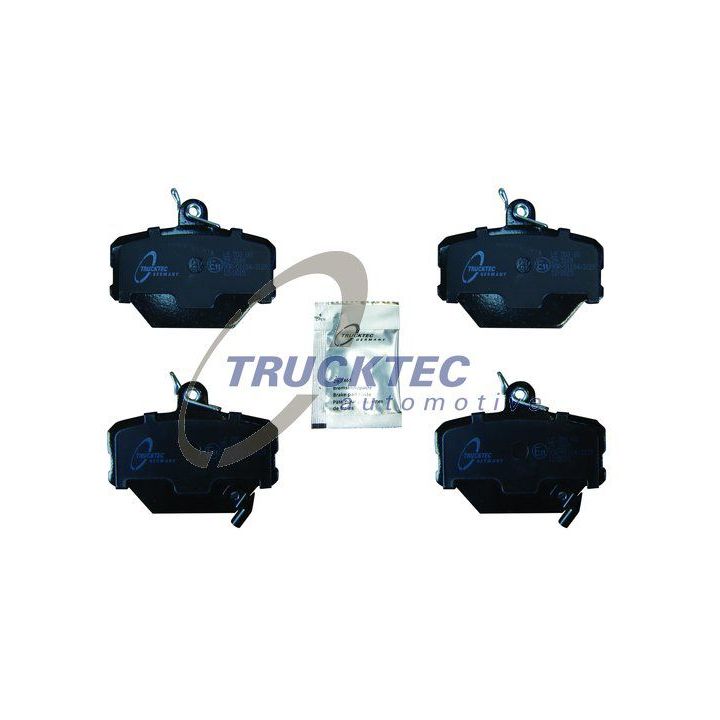 Stabdžių trinkelių rinkinys, diskinis stabdys TRUCKTEC AUTOMOTIVE 02.35.246