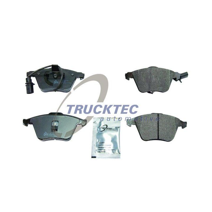 Stabdžių trinkelių rinkinys, diskinis stabdys TRUCKTEC AUTOMOTIVE 07.35.244