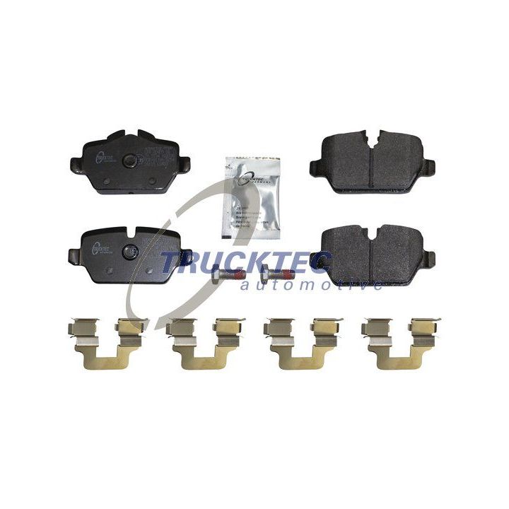 Stabdžių trinkelių rinkinys, diskinis stabdys TRUCKTEC AUTOMOTIVE 08.34.131