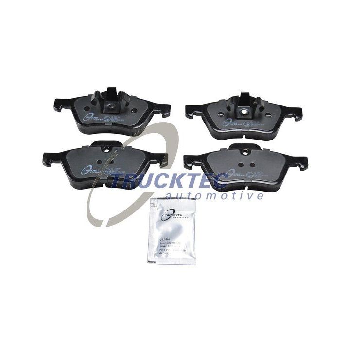 Stabdžių trinkelių rinkinys, diskinis stabdys TRUCKTEC AUTOMOTIVE 08.35.128