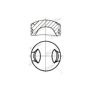 Stūmoklis NÜRAL 002421DP STD