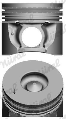 Stūmoklis NÜRAL 87-107007-00