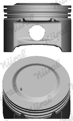 Stūmoklis NÜRAL 87-144207-00