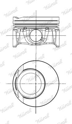 Stūmoklis NÜRAL 87-450900-00