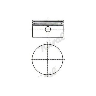 Stūmoklis, oro kompresorius NÜRAL 87-741211-10