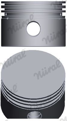 Stūmoklis, oro kompresorius NÜRAL 87-990700-00