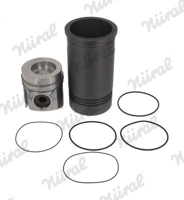 Remonto komplektas, stūmoklis / cilindro įvorė NÜRAL 89-131400-40