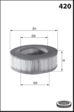 Oro filtras MECAFILTER EL3149