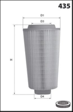 Oro filtras MECAFILTER EL9433