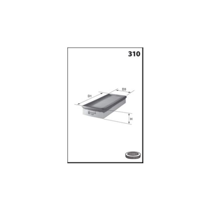 Oro filtras MECAFILTER ELP3589