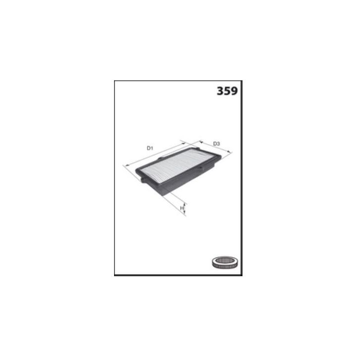 Oro filtras MECAFILTER ELP3872