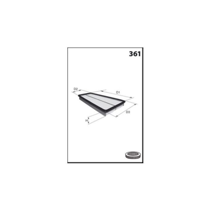 Oro filtras MECAFILTER ELP3907