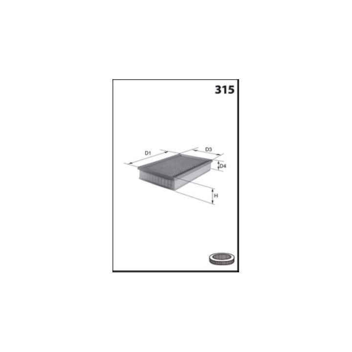 Oro filtras MECAFILTER ELP3962