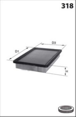 Oro filtras MECAFILTER ELP9128