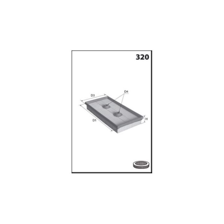 Oro filtras MECAFILTER ELP9392