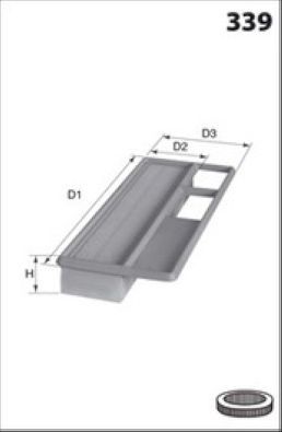 Oro filtras MECAFILTER ELP9658