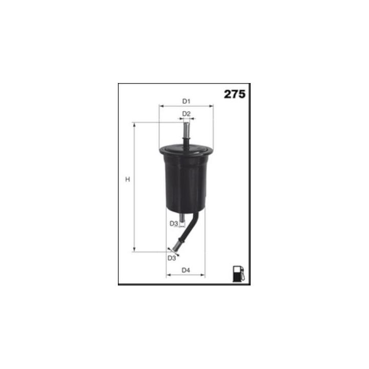 Kuro filtras MECAFILTER ELE6068