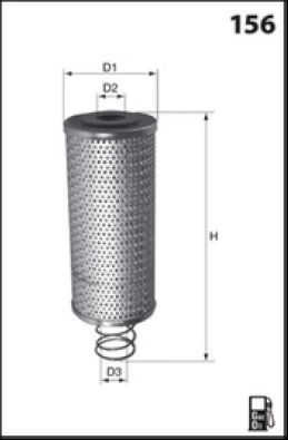 Kuro filtras MECAFILTER ELG5515