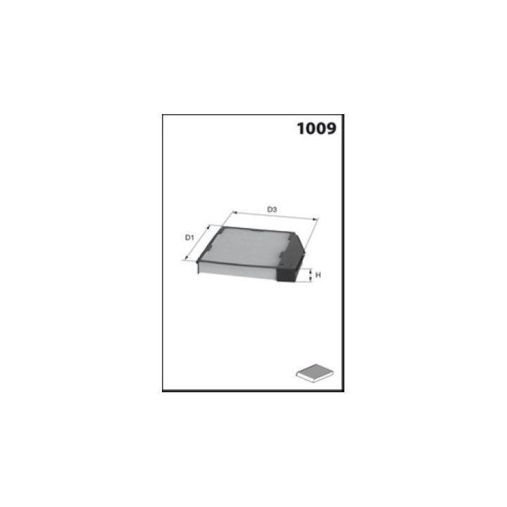 Filtras, salono oras MECAFILTER CLR7120