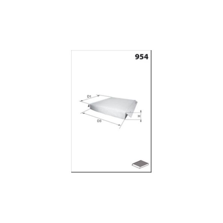 Filtras, salono oras MECAFILTER EKR7007