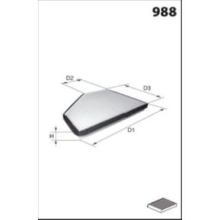 Filtras, salono oras MECAFILTER EKR7029