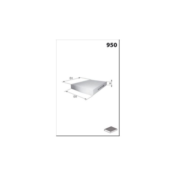 Filtras, salono oras MECAFILTER EKR7422