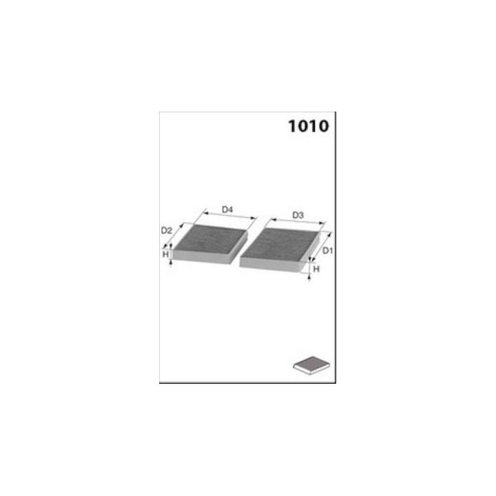 Filtras, salono oras MECAFILTER JKR7231