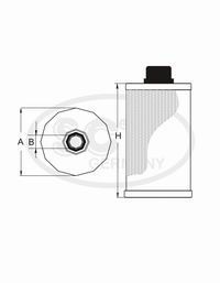 Alyvos filtras SCT - MANNOL SH 4098 P