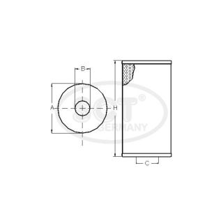 Alyvos filtras SCT - MANNOL SH 410 P