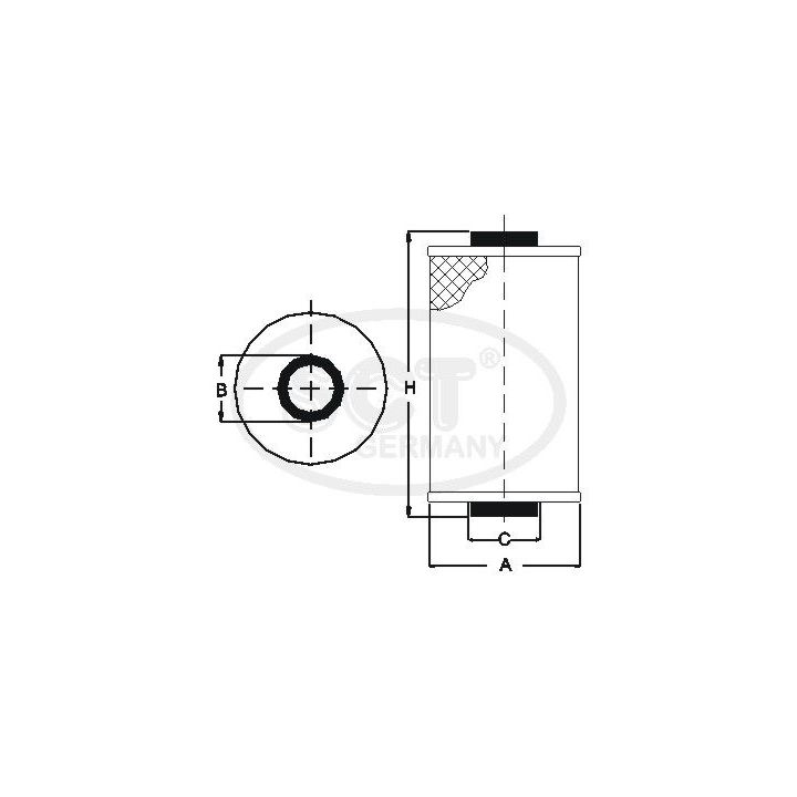 Alyvos filtras SCT - MANNOL SH 451