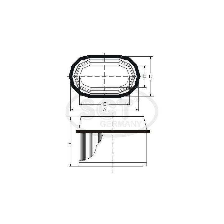 Oro filtras SCT - MANNOL SB 213