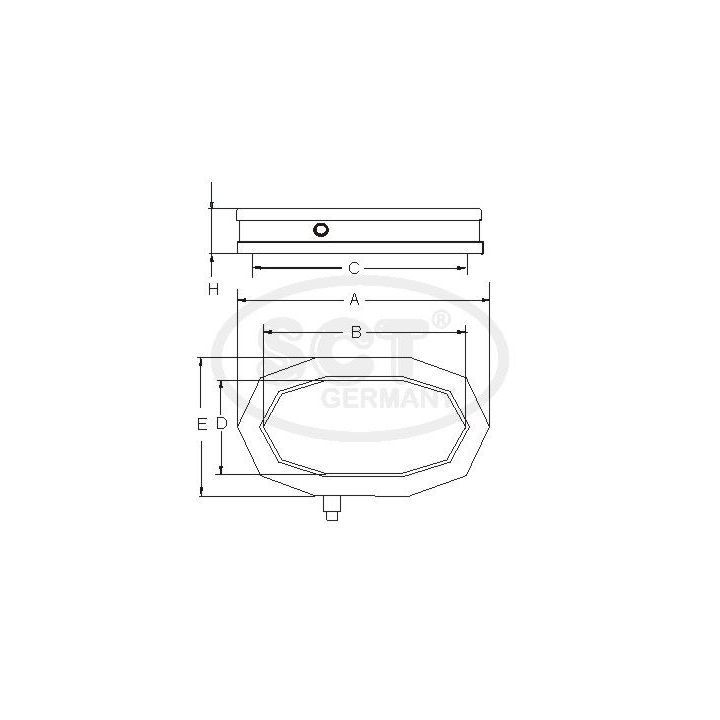 Oro filtras SCT - MANNOL SB 2383