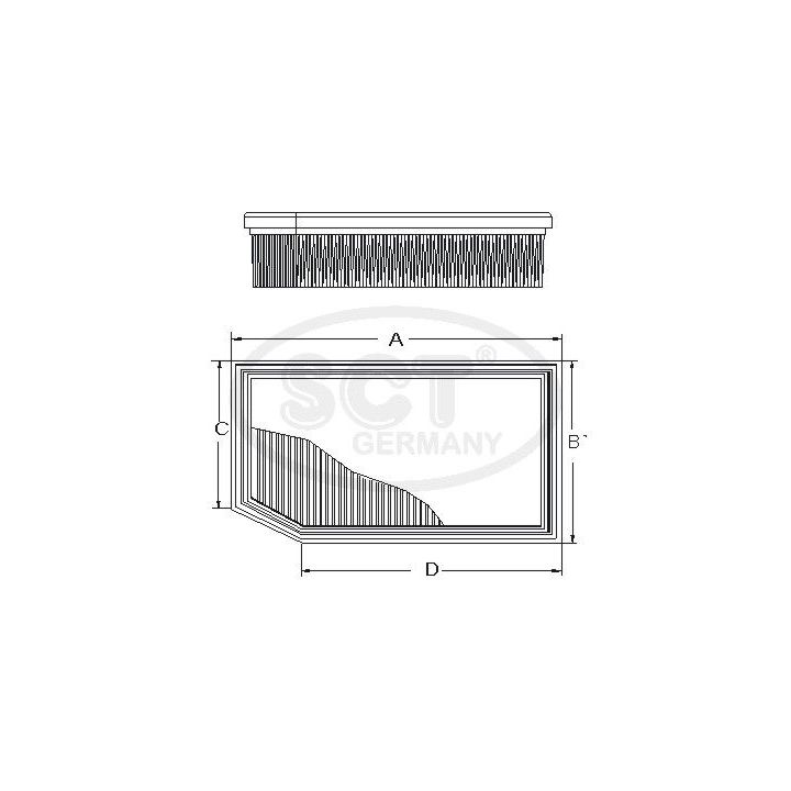Oro filtras SCT - MANNOL SB 2386