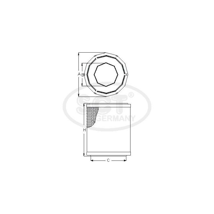 Oro filtras SCT - MANNOL SB 3275