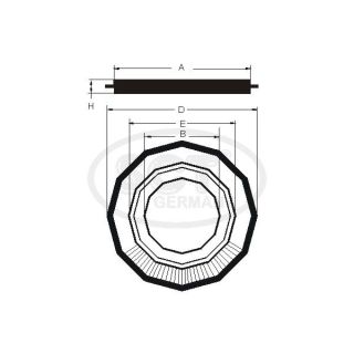 Oro filtras SCT - MANNOL SB 515