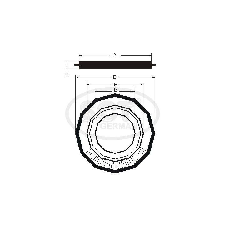 Oro filtras SCT - MANNOL SB 515