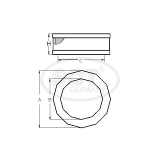 Oro filtras SCT - MANNOL SB 672